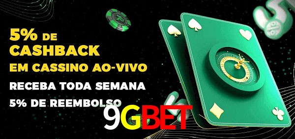 Promoções do cassino ao Vivo 9GBET
